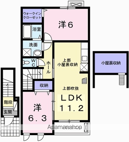プルメリア IIの間取り写真