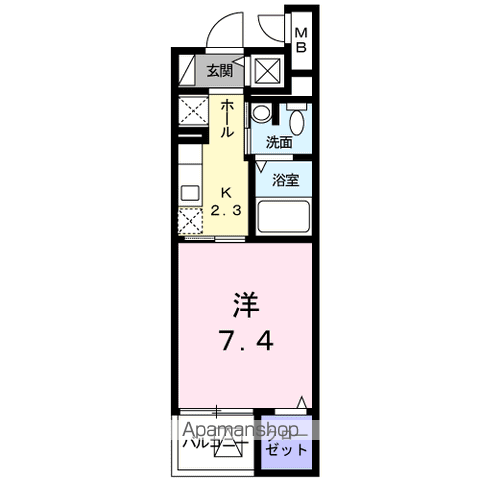 山陽本線 倉敷駅 徒歩14分 4階建 築10年の間取り写真