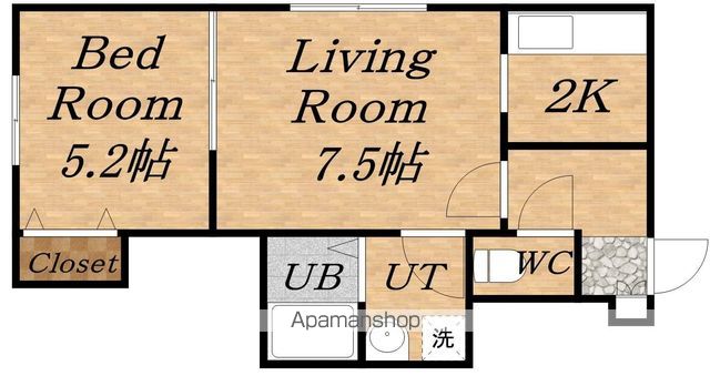 VILLA・POPOLOIIIの間取り写真