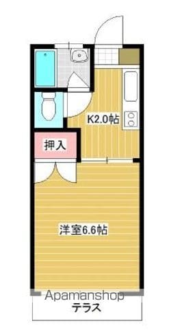 アーバン千早201の間取り