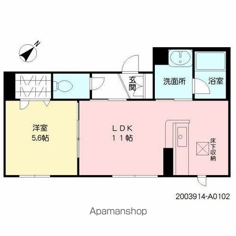 アジュール津屋崎の間取り写真