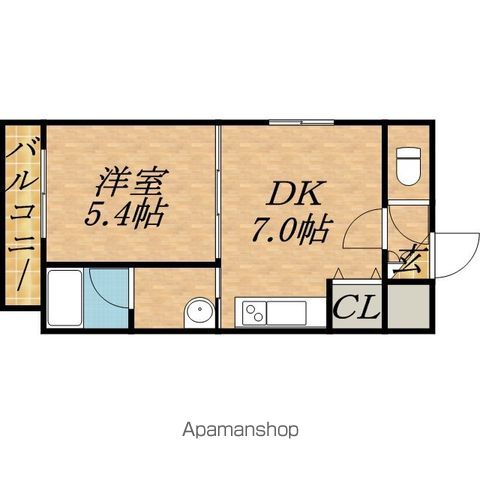 シンエービルの間取り写真