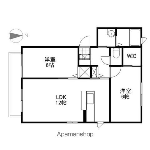 シャーメゾンANTICAの間取り写真