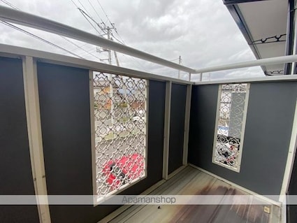 シャトル西春日Ａ・Ｂ棟[1K/23.4m2]のバルコニー