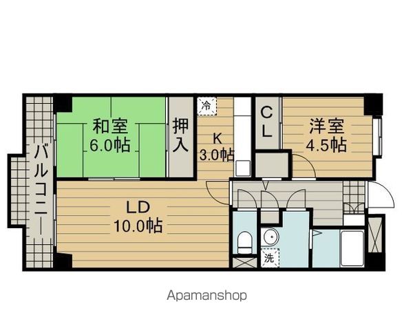 ソレアードまつばの間取り