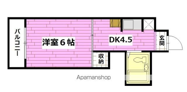 サンシャイン向洋の間取り写真