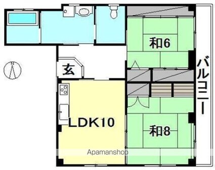 Ｍ・Ｃマンション[2LDK/60m2]の間取図