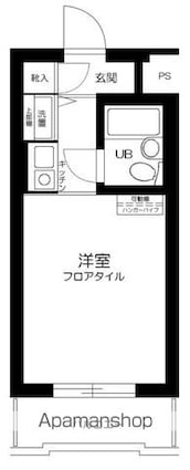 トップ亀有[1R/16.01m2]の間取図