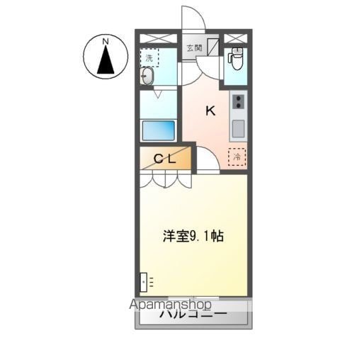 クレアリッチの間取り写真