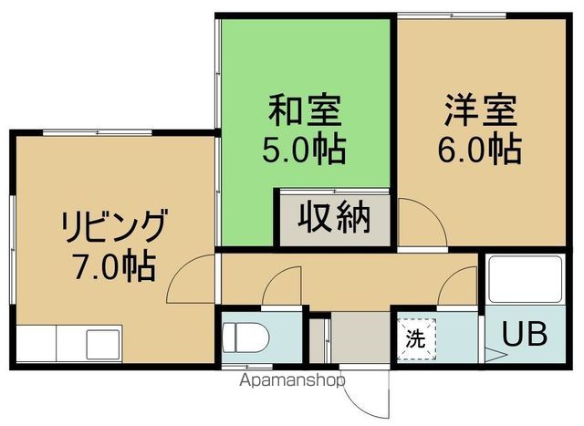 ハイブローム富岡の間取り写真