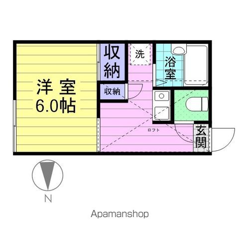 多賀城ウエストA棟の間取り写真