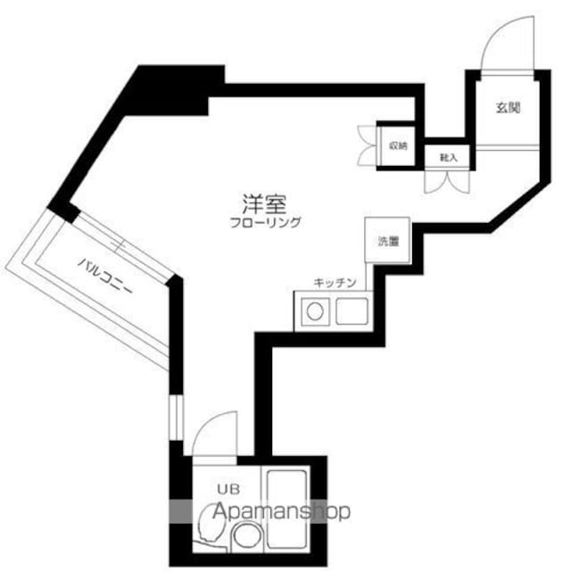コナ・トルテック[1R/17.93m2]の間取図