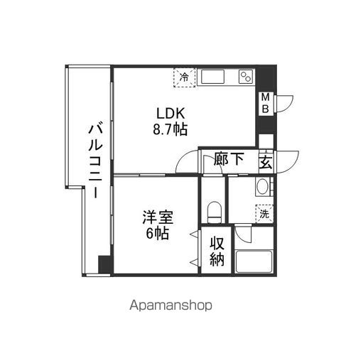 カマラード吉塚の間取り