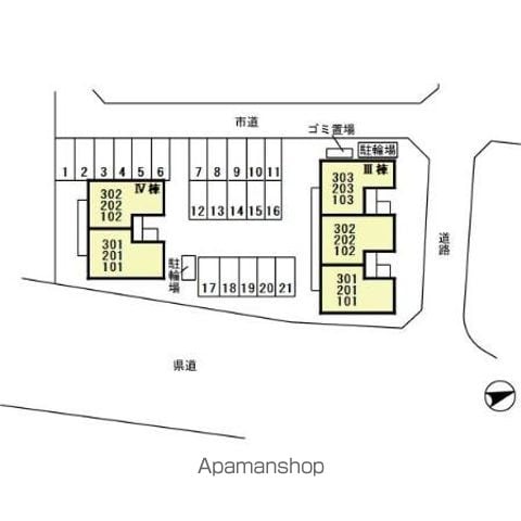 アーバンペア　Ⅳ 302 ｜ 千葉県千葉市若葉区原町919-2（賃貸アパート2LDK・3階・56.00㎡） その12