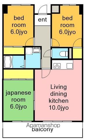 ハイツ平針の間取り写真