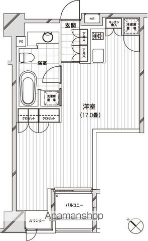 【カスタリア銀座の間取り】