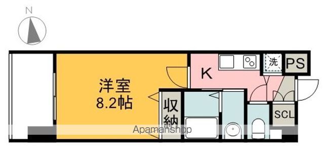グラビスコート舟入中町の間取り写真