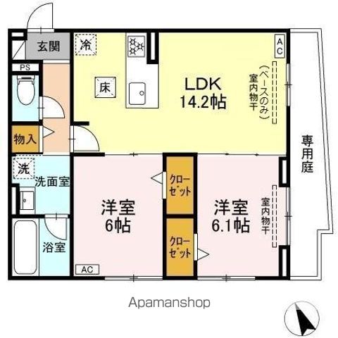 セレスティア唐山町の間取り写真