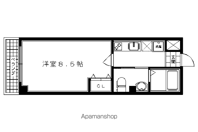 フラッティK&Sの間取り写真