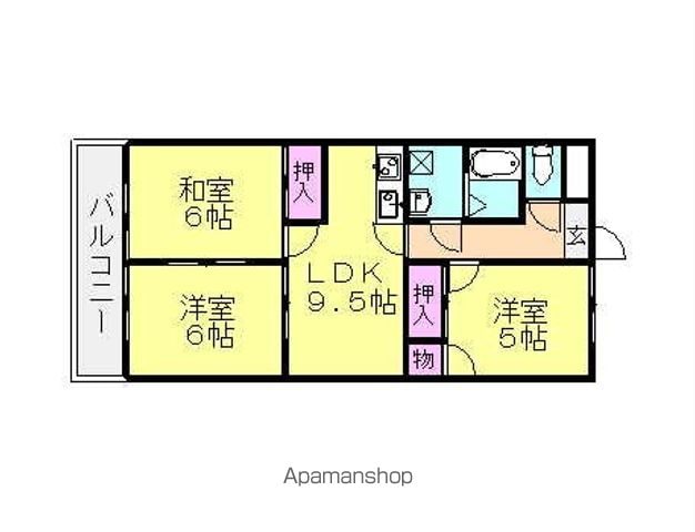 サンモール西鳥の間取り写真