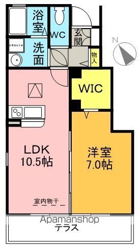 フラーテルの間取り写真