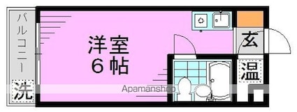 東京都杉並区成田東５丁目[1R/14.17m2]の間取図