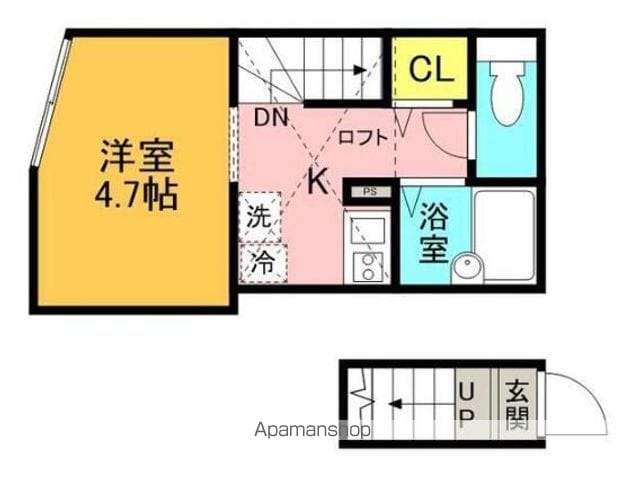 【ＭＥＬＤＩＡ府中の間取り】