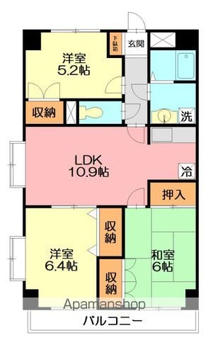 シャルマンエルの間取り写真