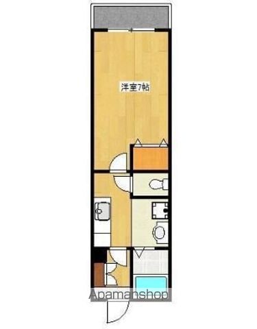 オールージュM1の間取り写真