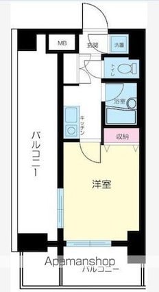 菱和パレス立教大前[1K/20.58m2]の間取図
