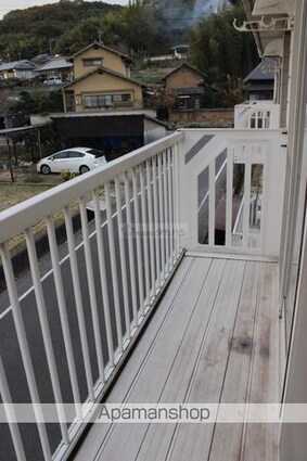 ローズキャッスルＡ棟[2DK/39.75m2]のバルコニー