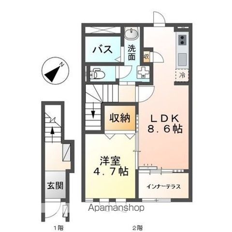 ハピネスの間取り写真