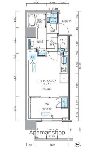パークアクシス新大橋の間取り写真