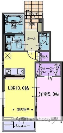 ｓｕｃｃｅｅｄ　Ｍ[1LDK/39.77m2]の間取図