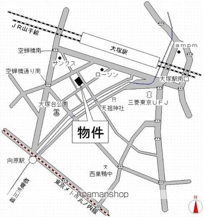 南大塚パレス[1K/30.75m2]の内装2