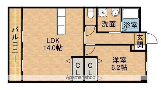 グレース名倉の間取り写真
