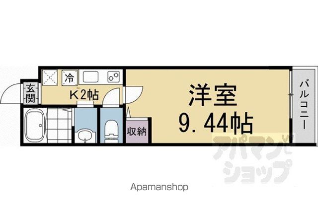 フラッティ西院プレミアの間取り写真