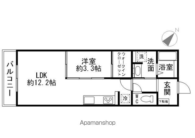 MOCXION成田町の間取り写真