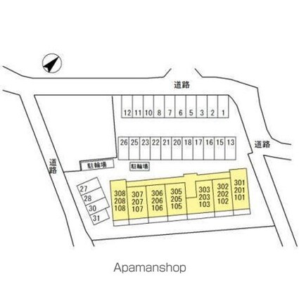 和歌山県和歌山市野崎[1R/33.67m2]の配置図