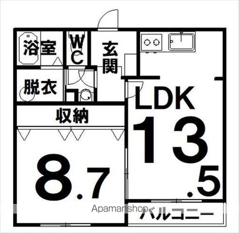 あかつきニュータウンA棟の間取り写真