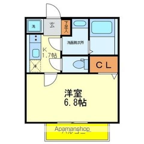 マメゾン阿倍野の間取り写真