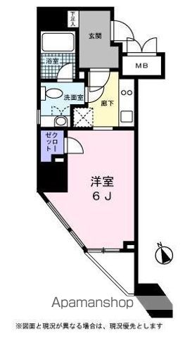 レジディア高輪桂坂の間取り写真