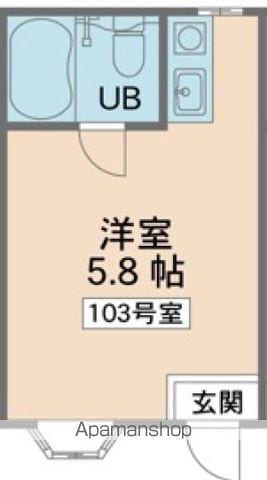 ポルシェ鷹の台の間取り写真
