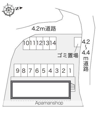 レオパレスＬＡＴＩＮＡ 103 ｜ 愛媛県松山市南久米町486-1（賃貸アパート1K・1階・23.18㎡） その29