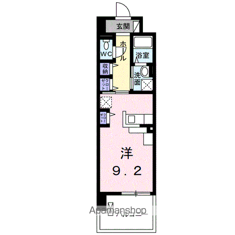 【和歌山市吉田のマンションの間取り】