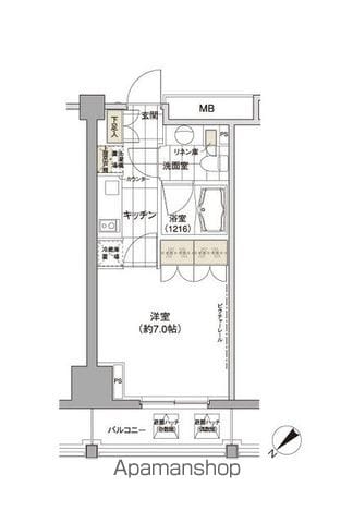 パークハビオ渋谷の間取り写真