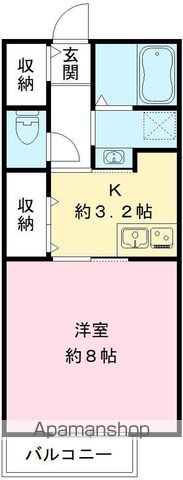 メゾンK B棟の間取り写真