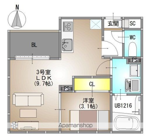 REGALEST 住吉の間取り写真