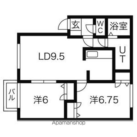 フォレパルクCの間取り写真