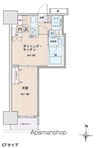 エスティメゾン錦糸町IIの間取り写真
